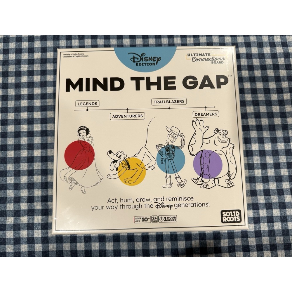 NEW Mind The Gap Disney Edition Board Game Family Night